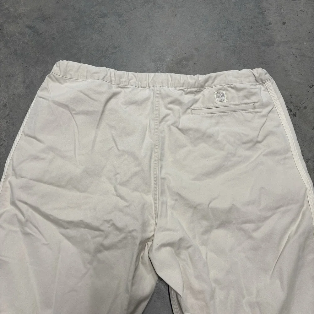 Ralph Lauren Men's Shorts XXL Biege Polo Jeans Co Drawstring 40x11 Cotton‎